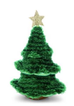 Preview: NICI 62408 - Plüschfigur Tannenbaum, 15 cm