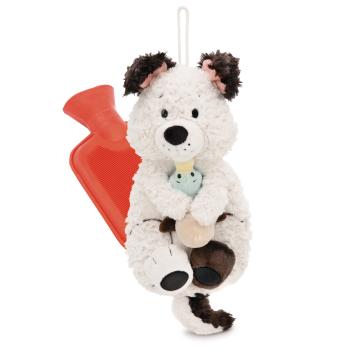 NICI 62167 - Wärmeflasche Hund weiß & Ente, 300 ml, 30 cm