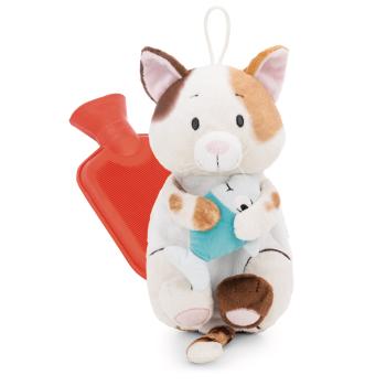 NICI 62168 - Wärmeflasche Glückskatze & Fisch, 300 ml, 30 cm