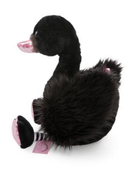 Preview: NICI 48269 - Love Schwan schwarz, 35 cm