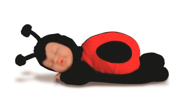 ANNE GEDDES Baby Puppe Marienkäfer -23cm-