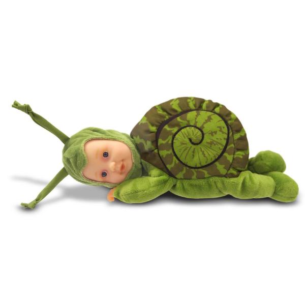 ANNE GEDDES Baby Puppe Schnecke Grün -23 cm-