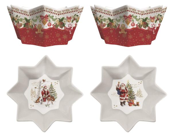 Easy Life CHME1008 - Christmas Memories Schalen 2er SET", -14 cm-