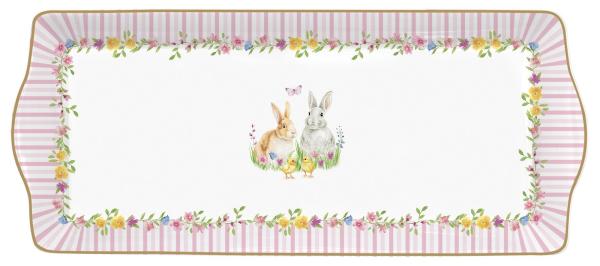 Easy Life EAST1109 - Happy Easter Teller, rechteckig, 35 x 15 cm