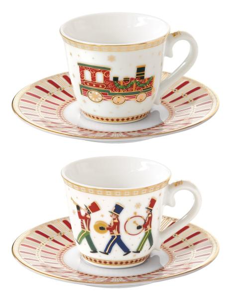 Easy Life EXPR1107 - "Polar Express" 2 Espressotassen in Geschenkverp., 80 ml