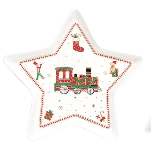 Easy Life EXPR1324 - Polar Express Gebäckteller "Sternform", -19,5 cm-
