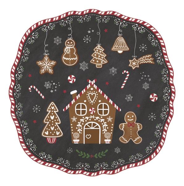 Easy Life GING1176 - Gingerbread Dessertteller, -20 cm-