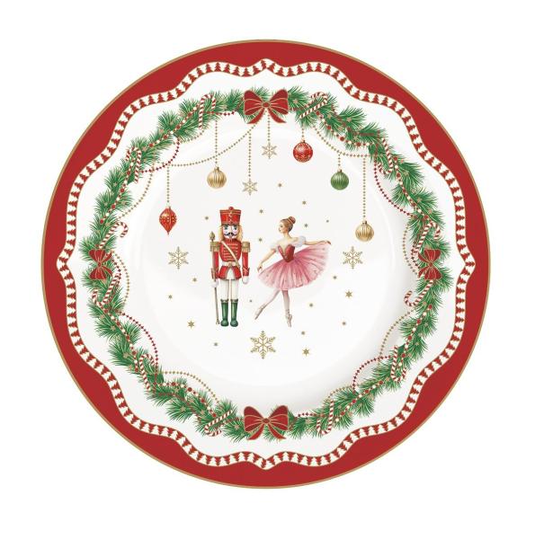 Easy Life MNOE944 - "Magie de Noel" Teller klein in Geschenkver., 19 cm