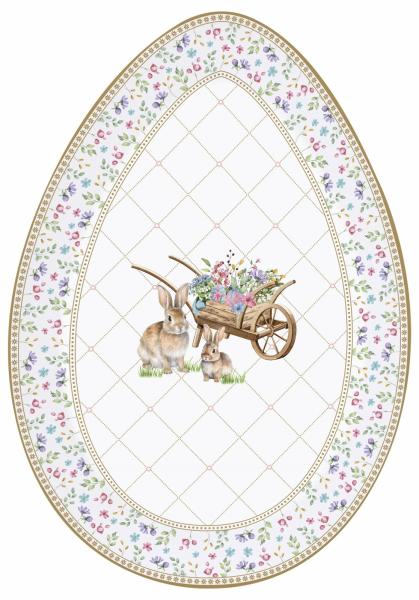 Easy Life SPBL2096 - Spring Bloom Teller, 30 x 21 cm, oval