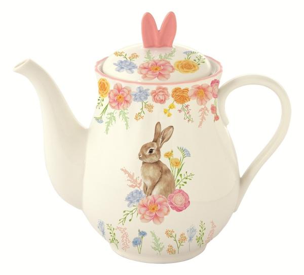 Easy Life TJOL3361 - TRES JOLIE Teekanne, 900 ml, Porzellan