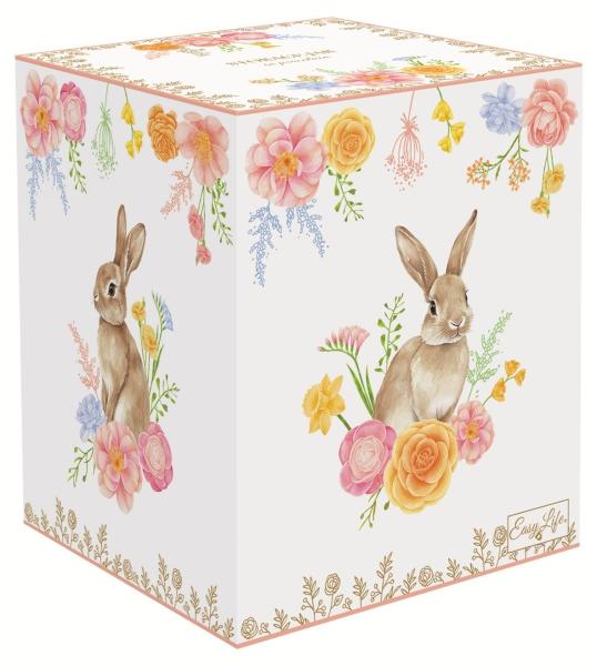 Easy Life TJOL3366 - TRES JOLIE Dose, 11 x 18 cm, Porzellan, Ostereiform