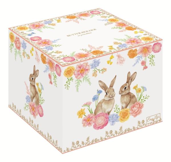Easy Life TJOL3368 - TRES JOLIE Butterdose mit Untertasse, 16 cm