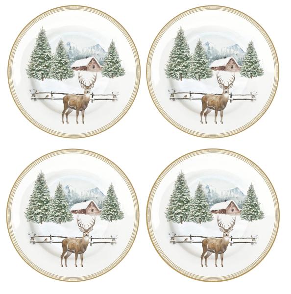 Easy Life WHIF0924 -"White Forest" 4 Teller in Geschenkverp., 19 cm