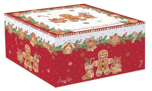 EasyLife FANG1045 - Fancy Gingerbread Becher SET (Löffel, Untersetzer), -350 ml-