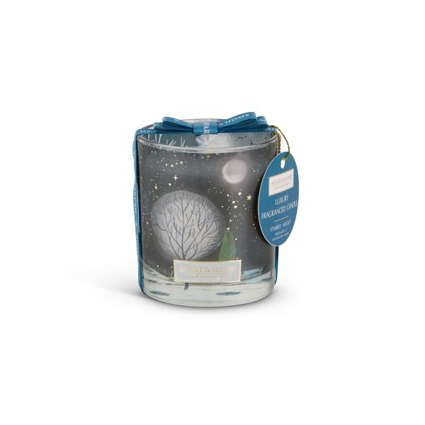 Heart & Home 10423 - Scene Candle "Starry Night", 200 g