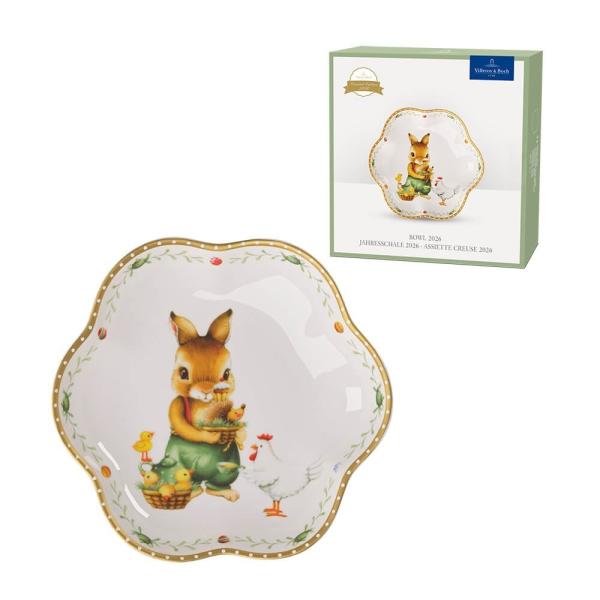 Villeroy & Boch 3863 - Annual Easter Edit. Jahresschale 2026, 16,3 x 16,3 x 3,3