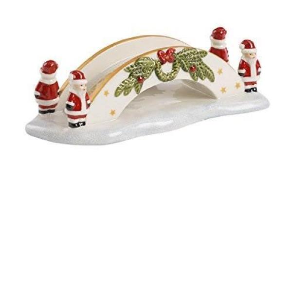 Villeroy & Boch 5441 - Mini Weihnachtsfigur "Brücke und Santas"