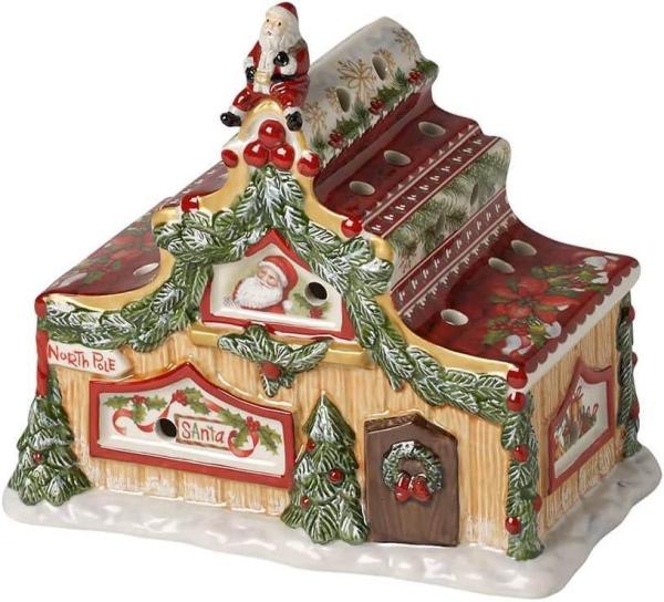 Villeroy & Boch 6529 - North Pole Express Windlicht "Haus von Santa"
