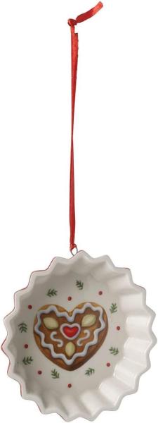 Villeroy & Boch 6677 - Winter Bakery Baumschmuck "Kuchenform Herz", 6,5 cm