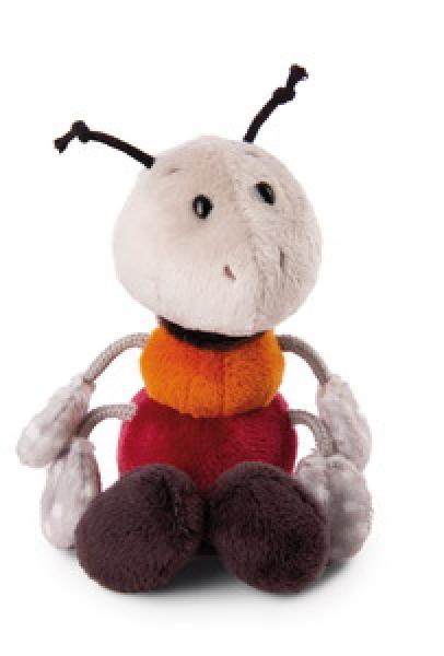 NICI 49434 - Kuscheltier Ameise Enzi, 13 cm mit Loop in Erdbeere - Kopie