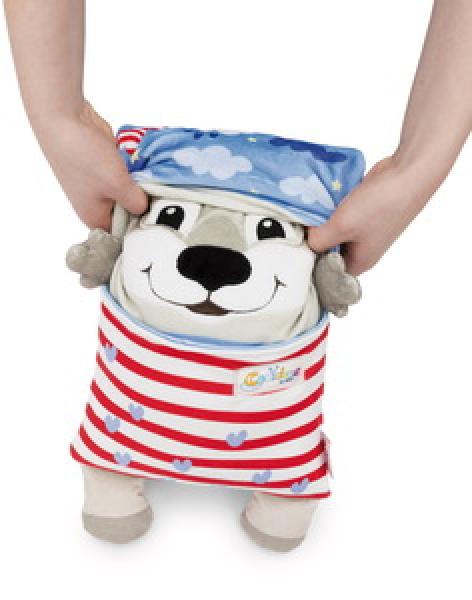 NICI 62291 -  Cosidoo Kuscheltier Hund mit Wendefunktion, 30 x 20 cm