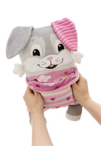 NICI 62294 -  Cosidoo Kuscheltier Hase mit Wendefunktion, 30 x 20 cm
