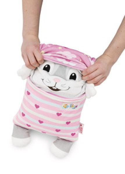 NICI 62294 -  Cosidoo Kuscheltier Hase mit Wendefunktion, 30 x 20 cm