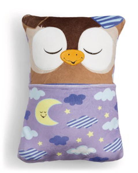 NICI 62295 -  Cosidoo Kuscheltier Eule mit Wendefunktion, 30 x 20 cm