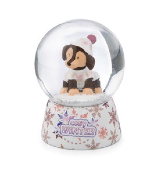 NICI 49353 - Schüttelkugel Dackel Skida, 6,5 cm