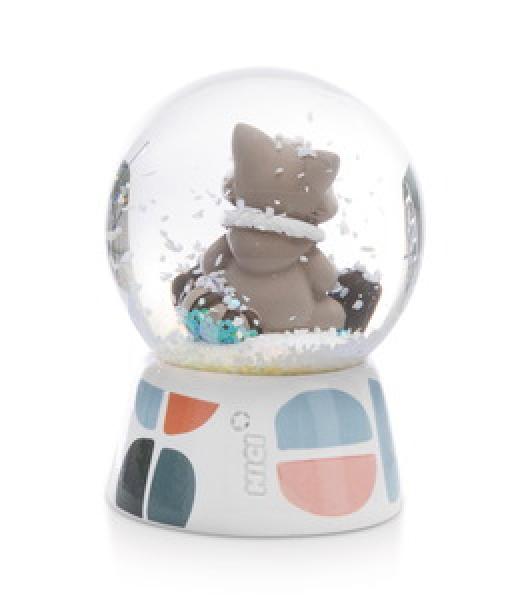 NICI 61323 - Schüttelkugel Waschbär Lenno, 6,5 cm