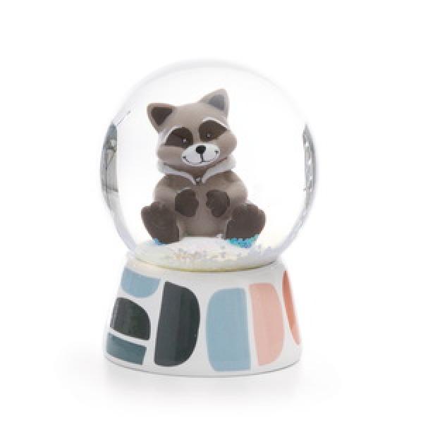 NICI 61323 - Schüttelkugel Waschbär Lenno, 6,5 cm