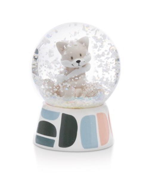 NICI 61324 - Schüttelkugel Polarfuchs Vanja, 6,5 cm