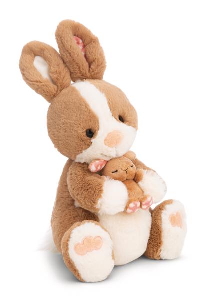 NICI 61634 - Kuscheltier Hase Hopsala & Kind, 35 cm