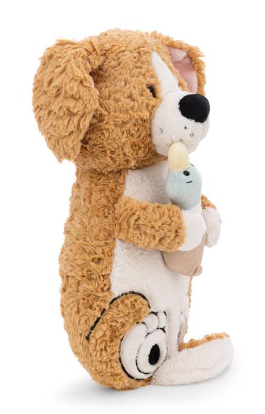 NICI 62165 - Kuscheltier Hund braun & Ente, 40 x 20 cm