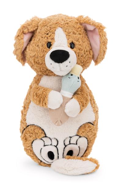 NICI 62165 - Kuscheltier Hund braun & Ente, 40 x 20 cm