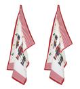 Easy Life NUTC2634 - NUTCRACKER Geschirrtuch, 70x50 cm, 100% Baumwolle, 2er SET