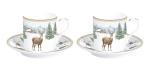 Easy Life WHIF0169 -"White Forest" 2 Espressotassen in Geschenkverp., 75 ml