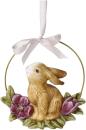 Goebel 66845671 - Jahreshase 2024 m. Magnolienblume, 10 cm, Ornament