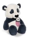 NICI 62612 - Kuscheltier Love Panda 40 cm mit Herztasche und Baby-Panda